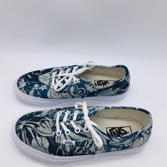 VANS OFF THE WALL - UNISEX FLORAL DENIM SNEAKERS - Picture 2 of 12